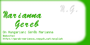 marianna gereb business card