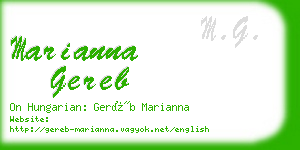 marianna gereb business card